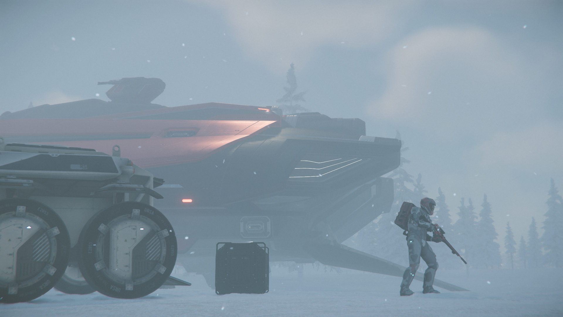 Crusader Mercury landed in blizzard conditions