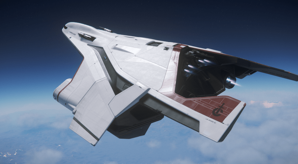 Crusader C2 Hercules in atmospheric flight