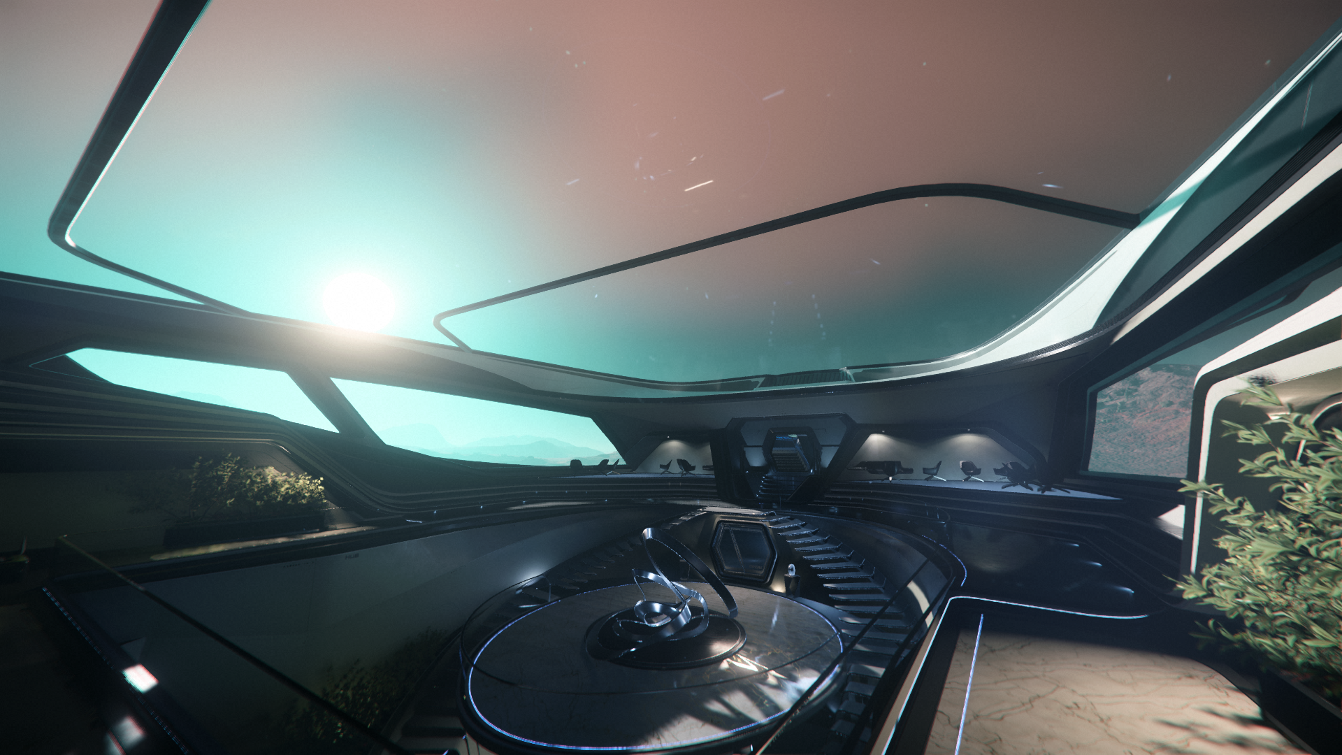 Origin 890 Jump view from grand stairwell