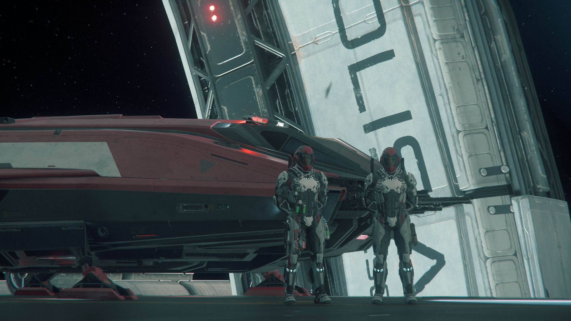 Anvil C8R rescue team posing on landing pad